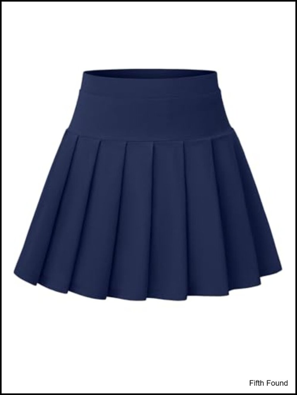 Girls Pleated Skort with Built-in Shorts Pockets Cotton Blend School Uniform